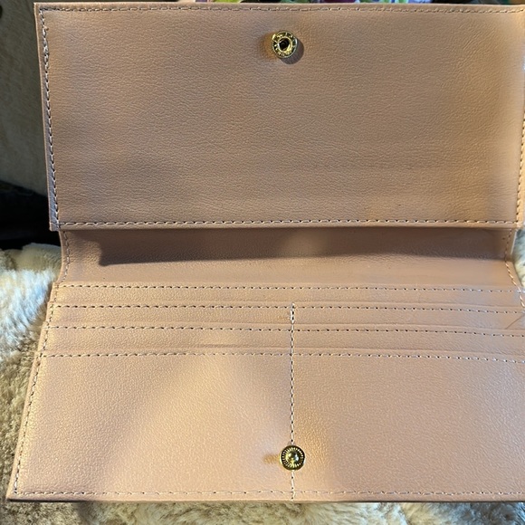 Like New- Never Used Aimee Kestenberg Pastel Pink Vegan Leather-Gold Zipper - Picture 3 of 5